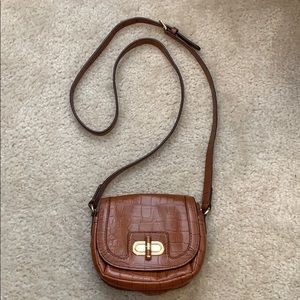 Ralph Lauren Brown Crossbody Purse